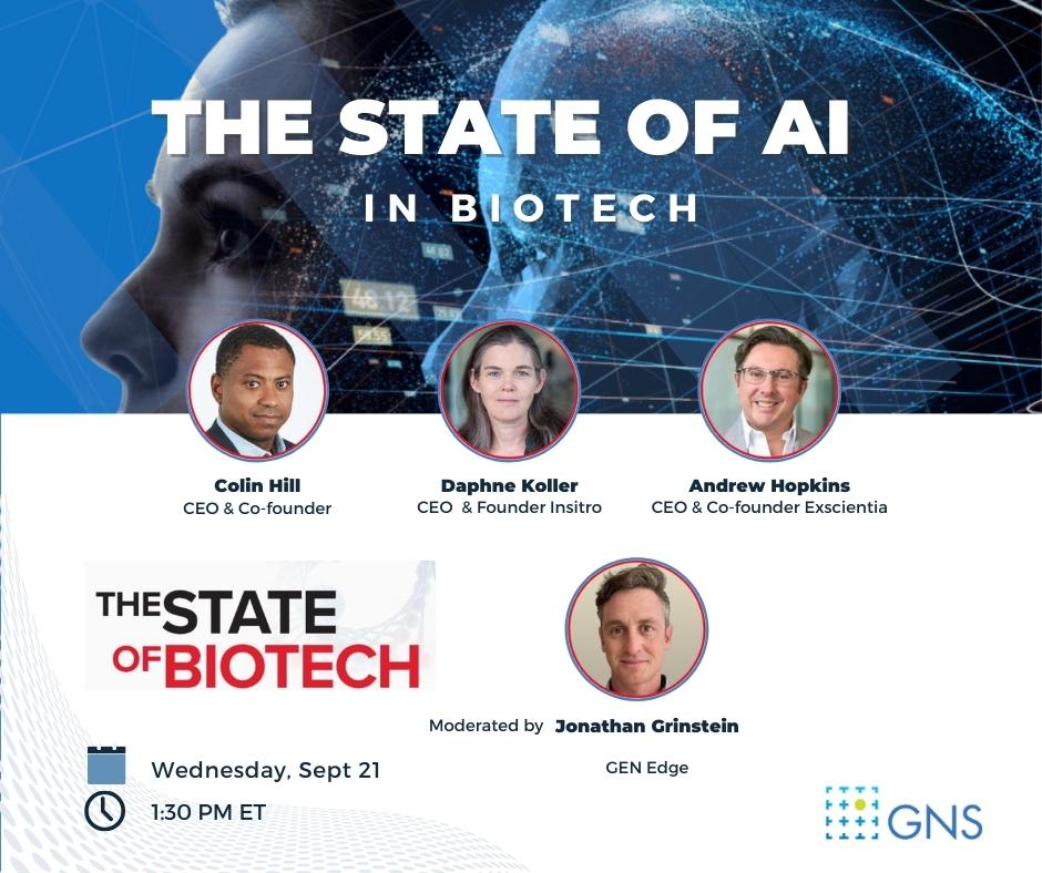 Panel discussion “The State of AI in Biotech” at the State of Biotech by GEN EDGE