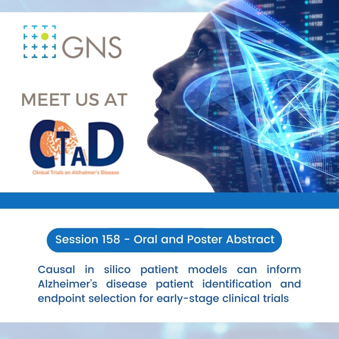 GNS Announces Oral Poster Presentation and Abstract at CTAD
