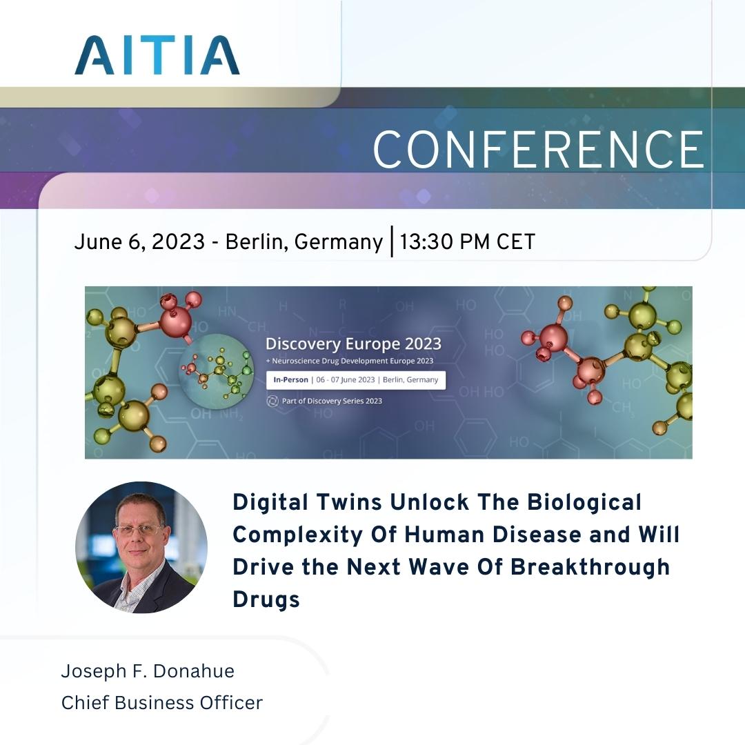 Join Aitia at the Drug Discovery Europe & Neuroscience Drug Development Europe 2023 Conference in Berlin