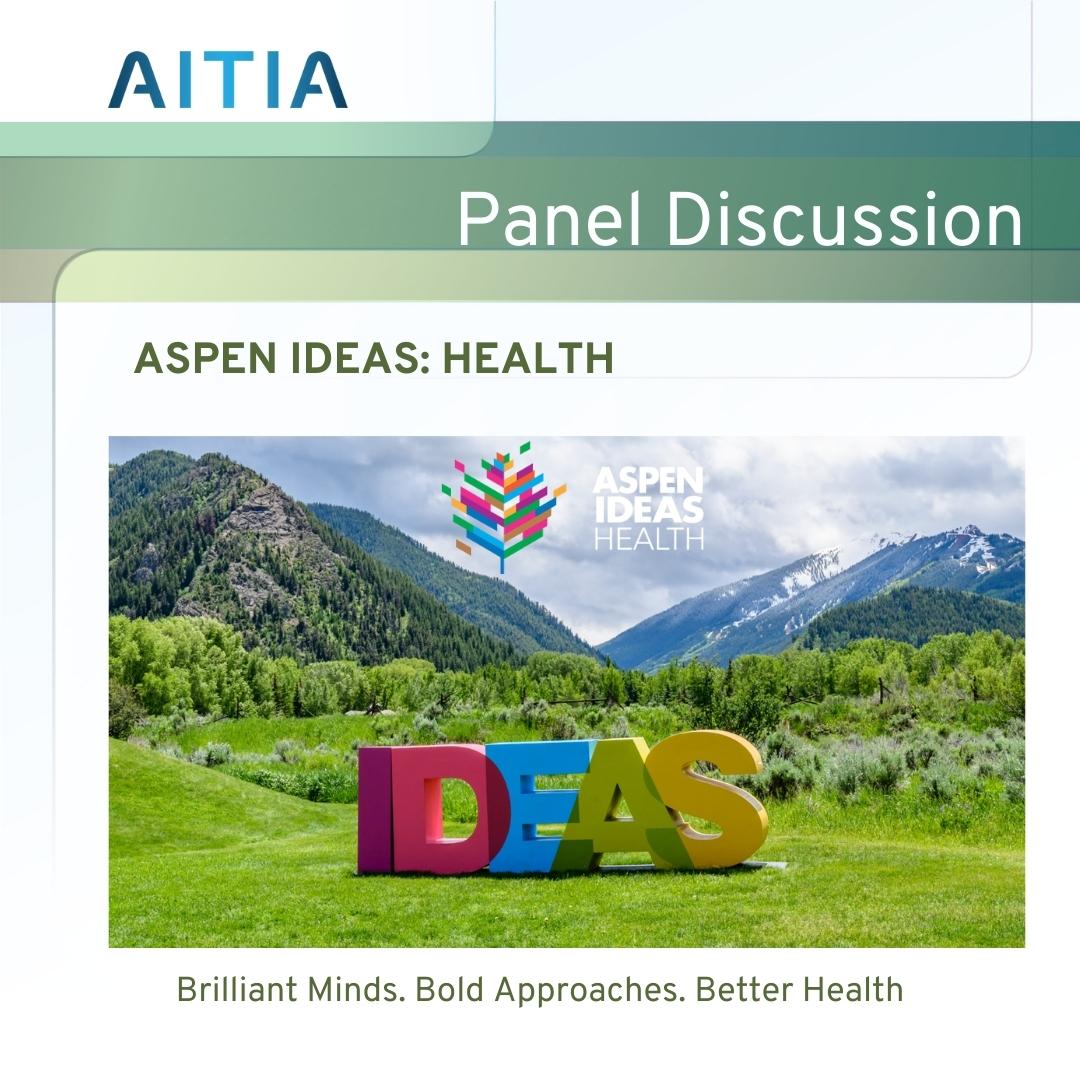 Join our CEO, Colin Hill on the Aspen Ideas: Health Panel