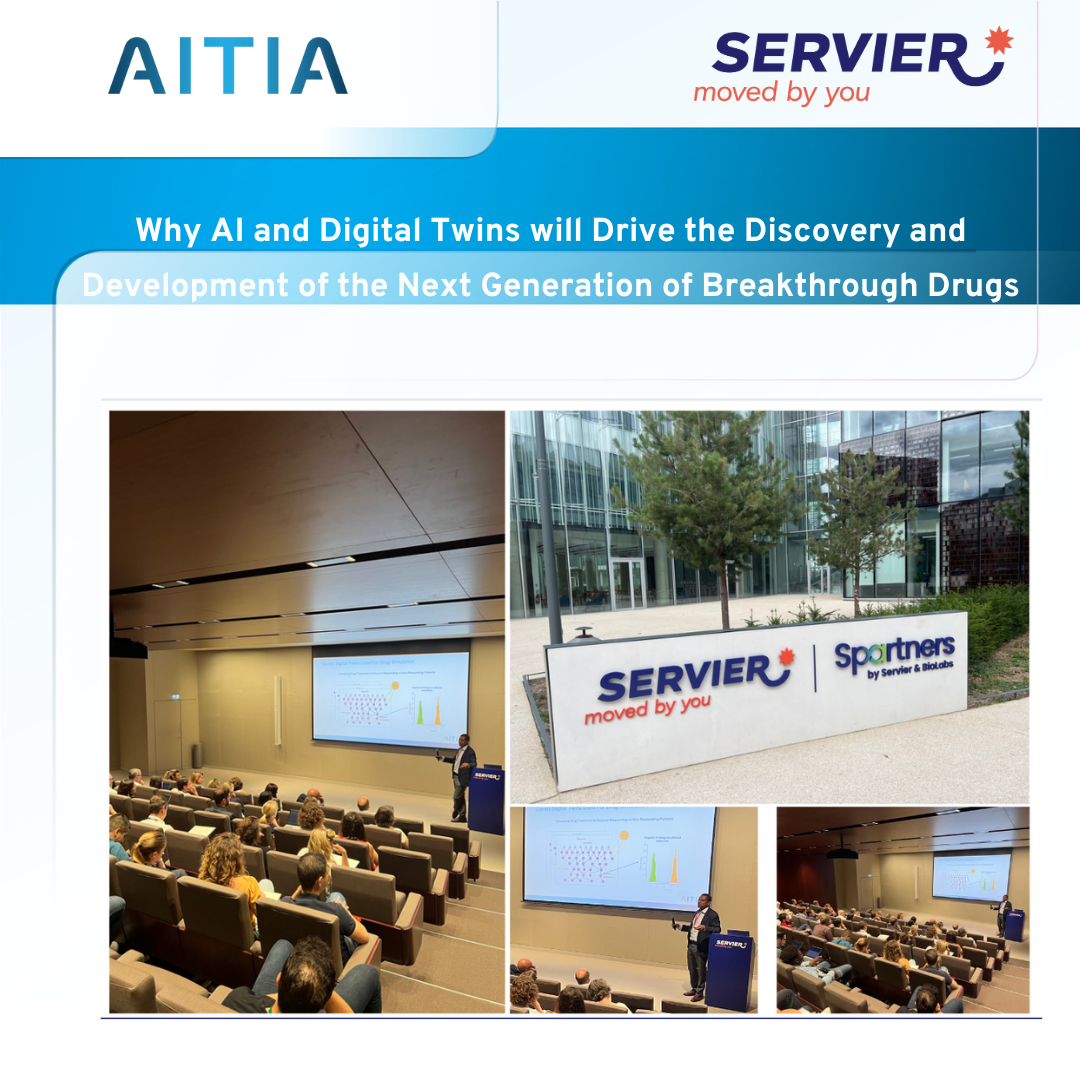 Colin Hill Keynote at Servier Paris-Saclay R&D Institute in France