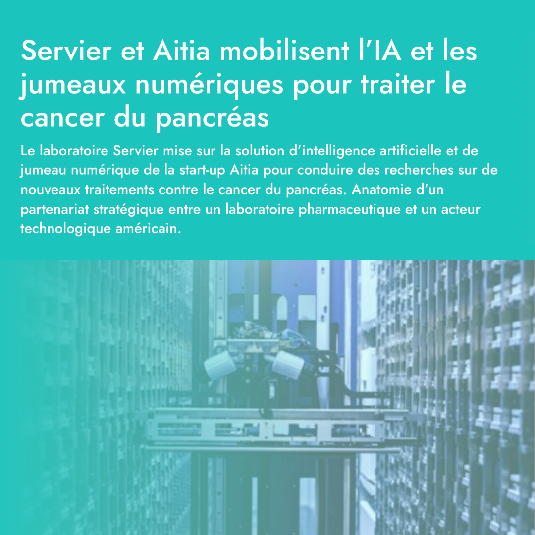 Servier and Aitia Mobilize AI and Digital Twins to Treat Pancreatic Cancer